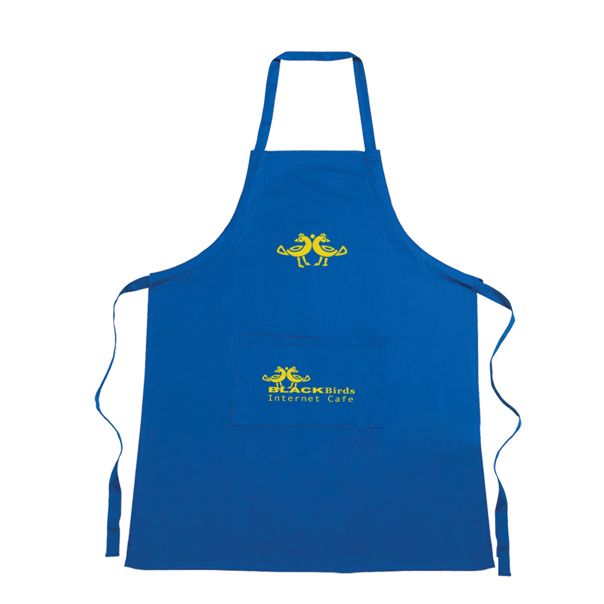 Stay clean and comfy in the kitchen and advertise your brand at the same time!  Show off your logo by giving away these aprons made from 100% pure cotton at your next tradeshow or promotional company event. With you brand name on these aprons, you're sure to stand out!