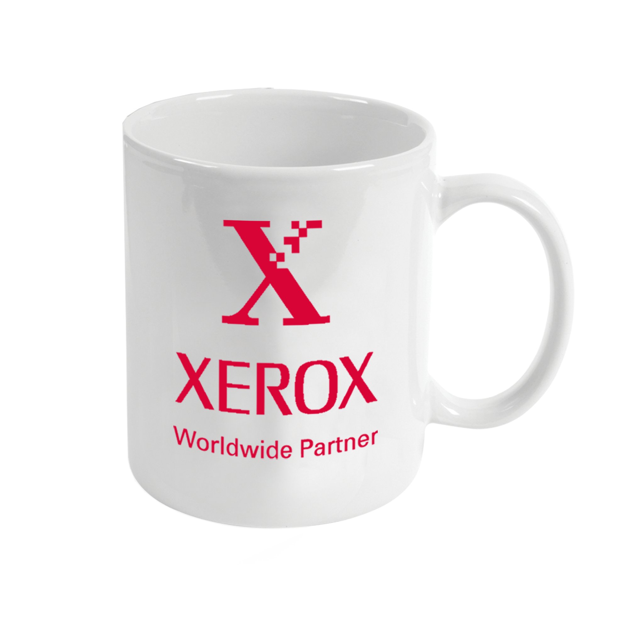 Glistening white promotional mugs are a perfect billboard for your customized ad message. With six lines of imprint your Company's name will always be on display. These 11 oz. ceramic mugs are a most welcome gift by all, and with six colour choices your advertising needs will be met!