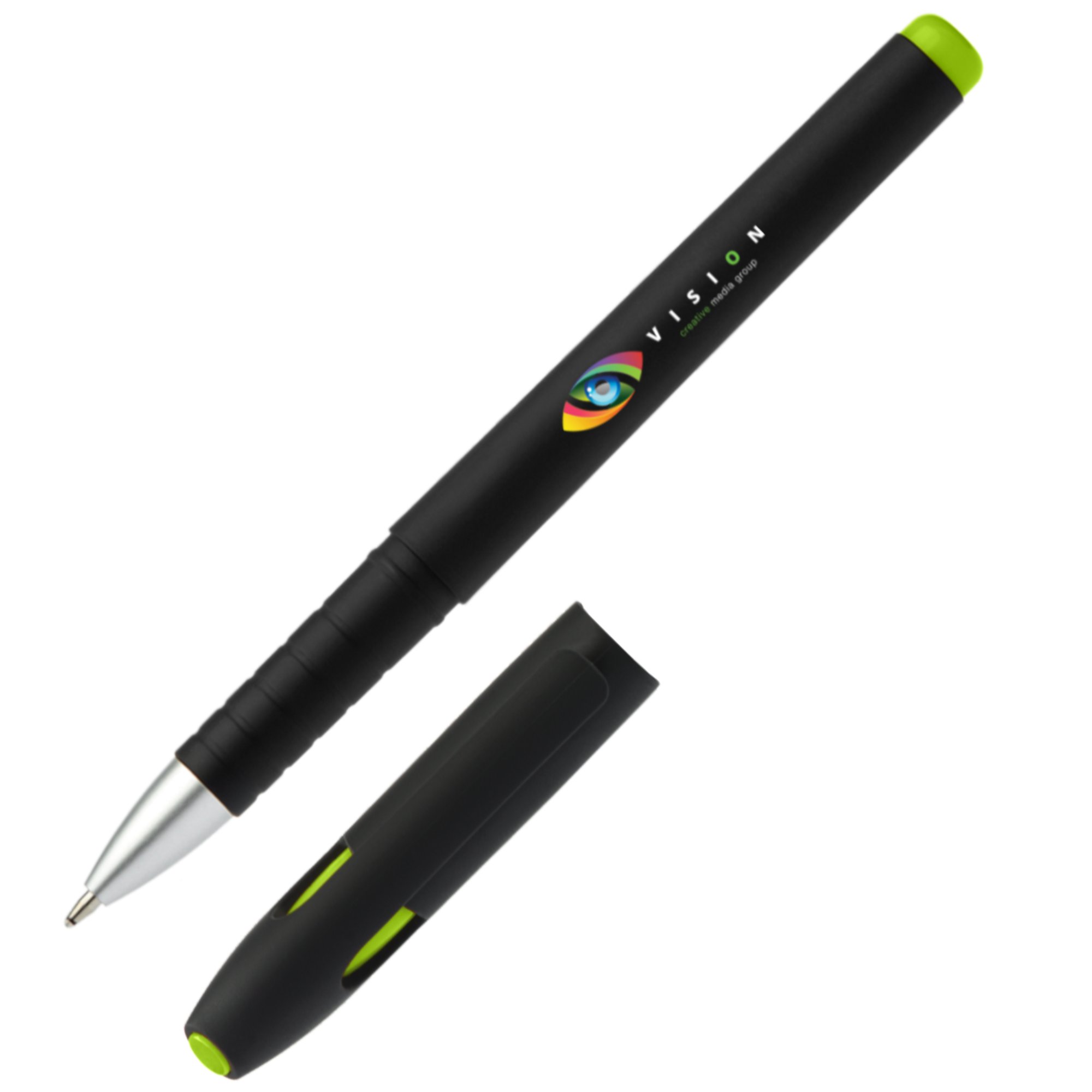 Promotional Soft Touch Asafa Gel Pen Full Colour Perfect Pen
