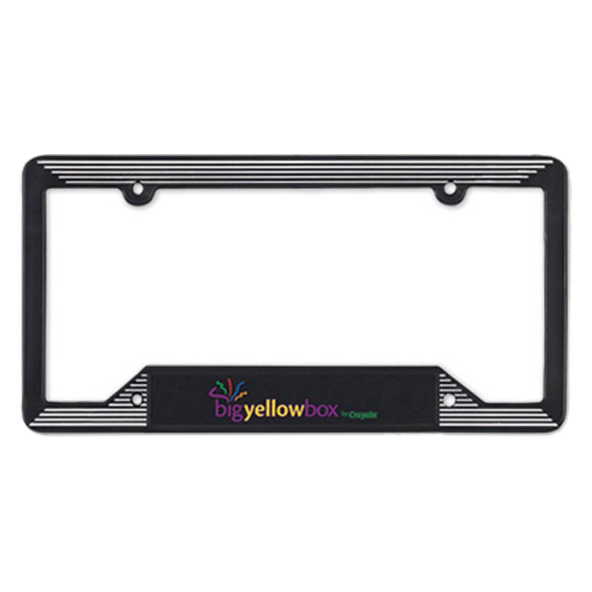 Promotional Black Molded Plastic License Plate Frame | National Pen