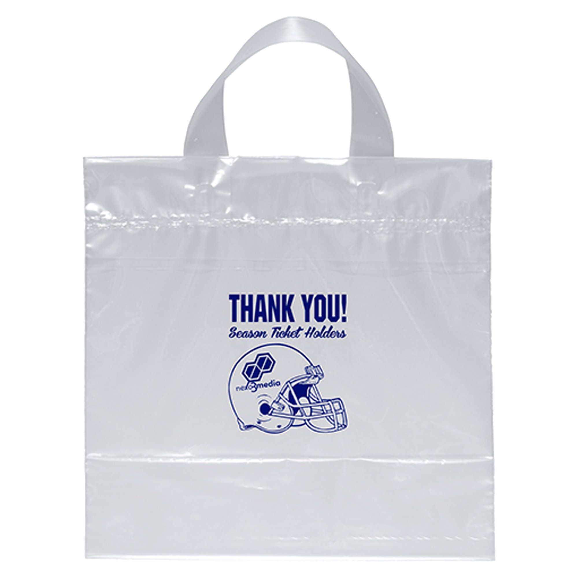 Custom Clear Plastic Tote Bags w/ Handles for NFL Games | National Pen