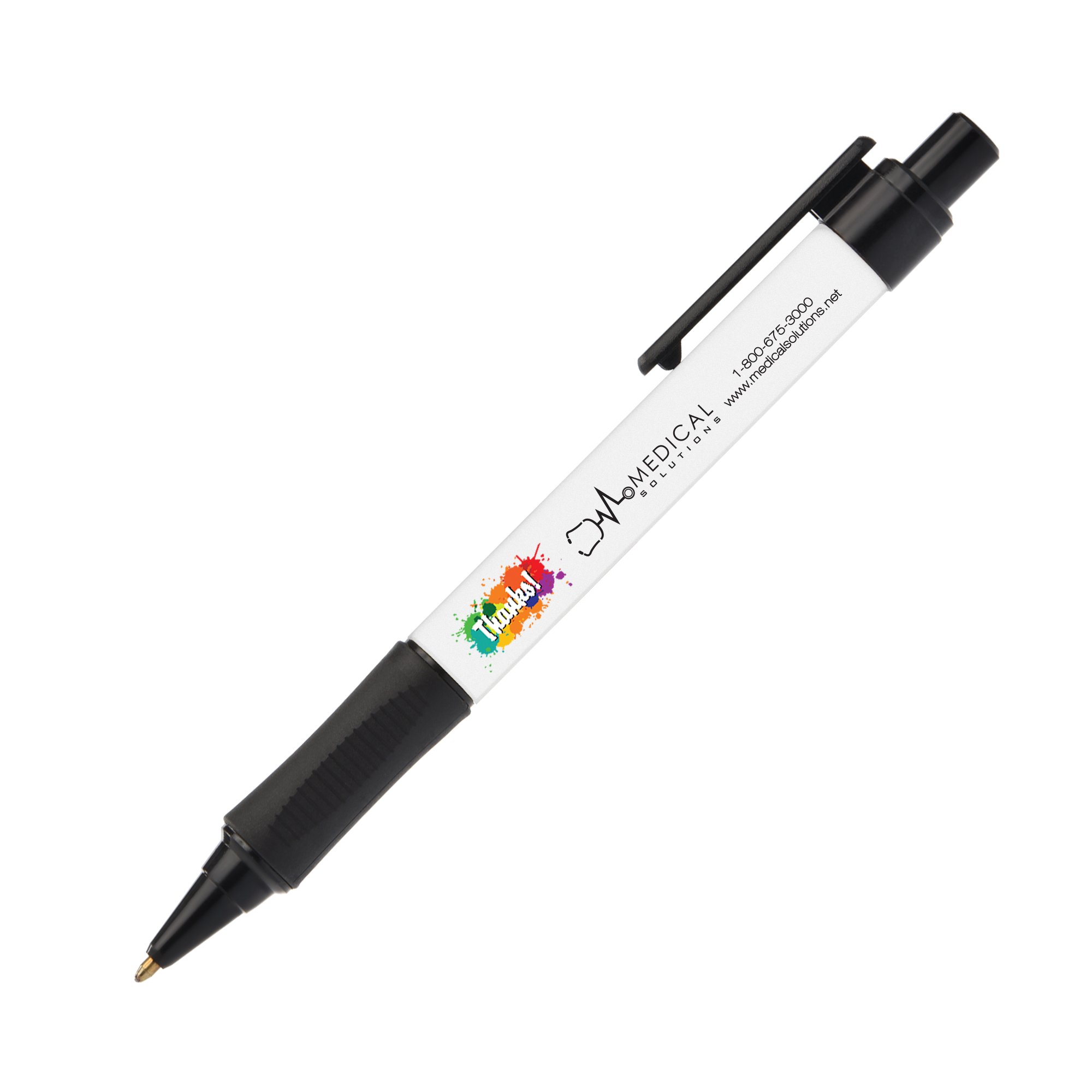 Custom Britebrand™¿ Contour Pen with Antimicrobial Additive National Pen