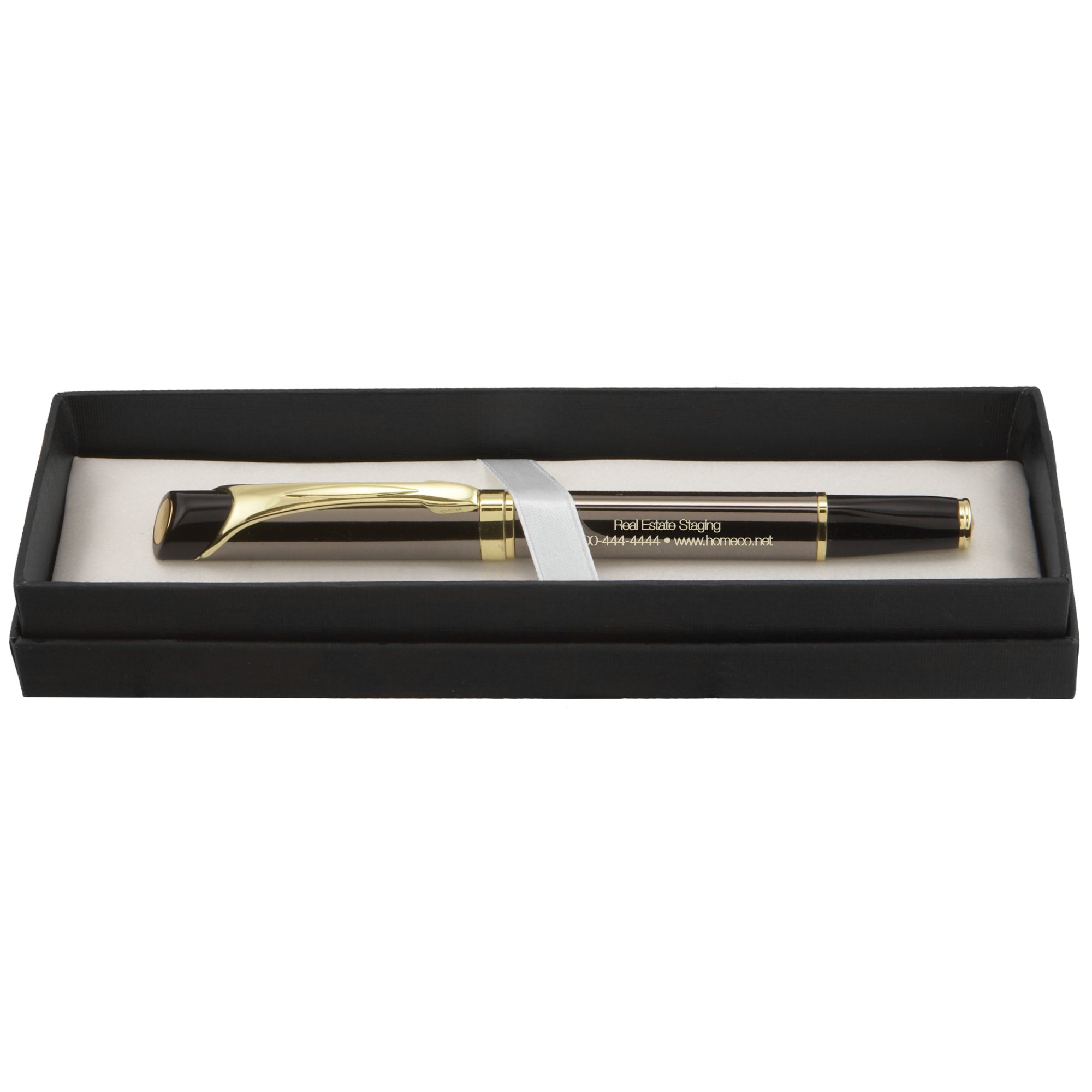 gift box Details about  / Promotional personalised pen *COSMO* black ink