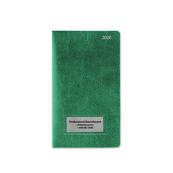 Customized Jot-a-Note Weekly Planner w/ Metallic Plate Label