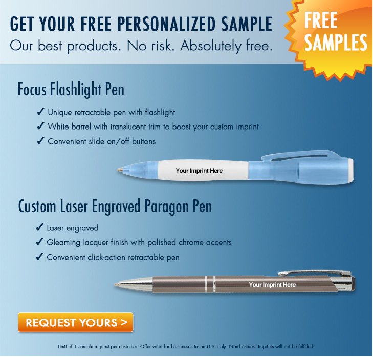 FREE Personalized Pen Sample