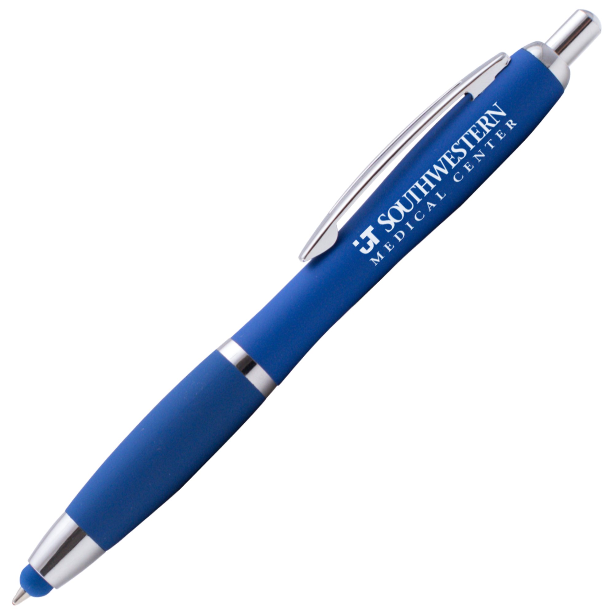 Promotional Soft Touch Bright Riley Pen With Stylus Tip National Pen