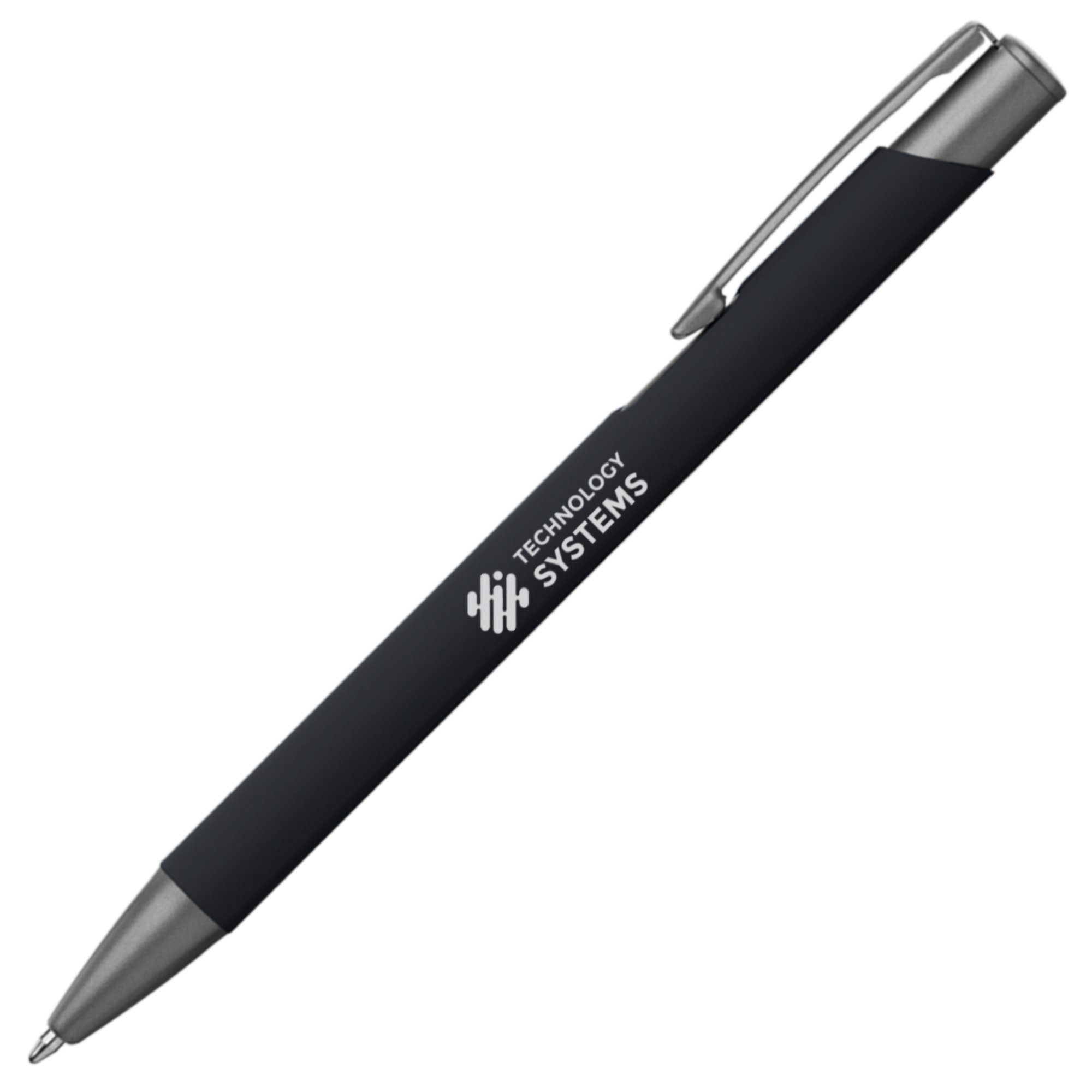 Custom Soft Touch Paragon Pen with Gunmetal Trim | National Pen