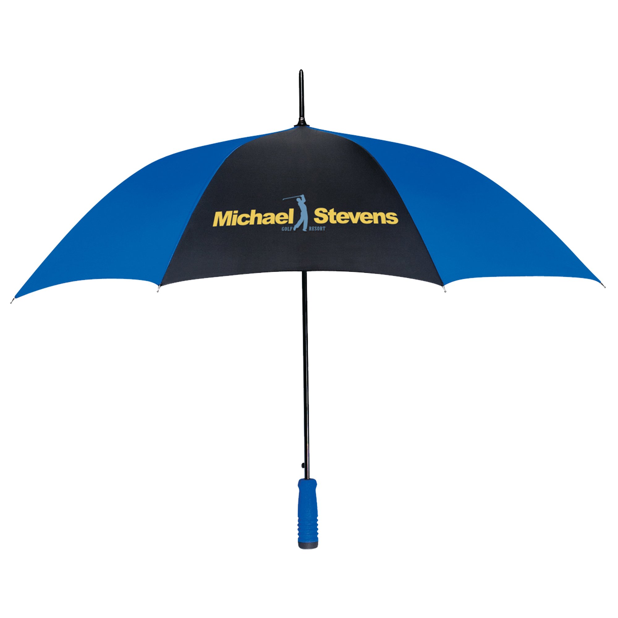 Promotional Twotone Straight Handle Nylon Umbrellas National Pen