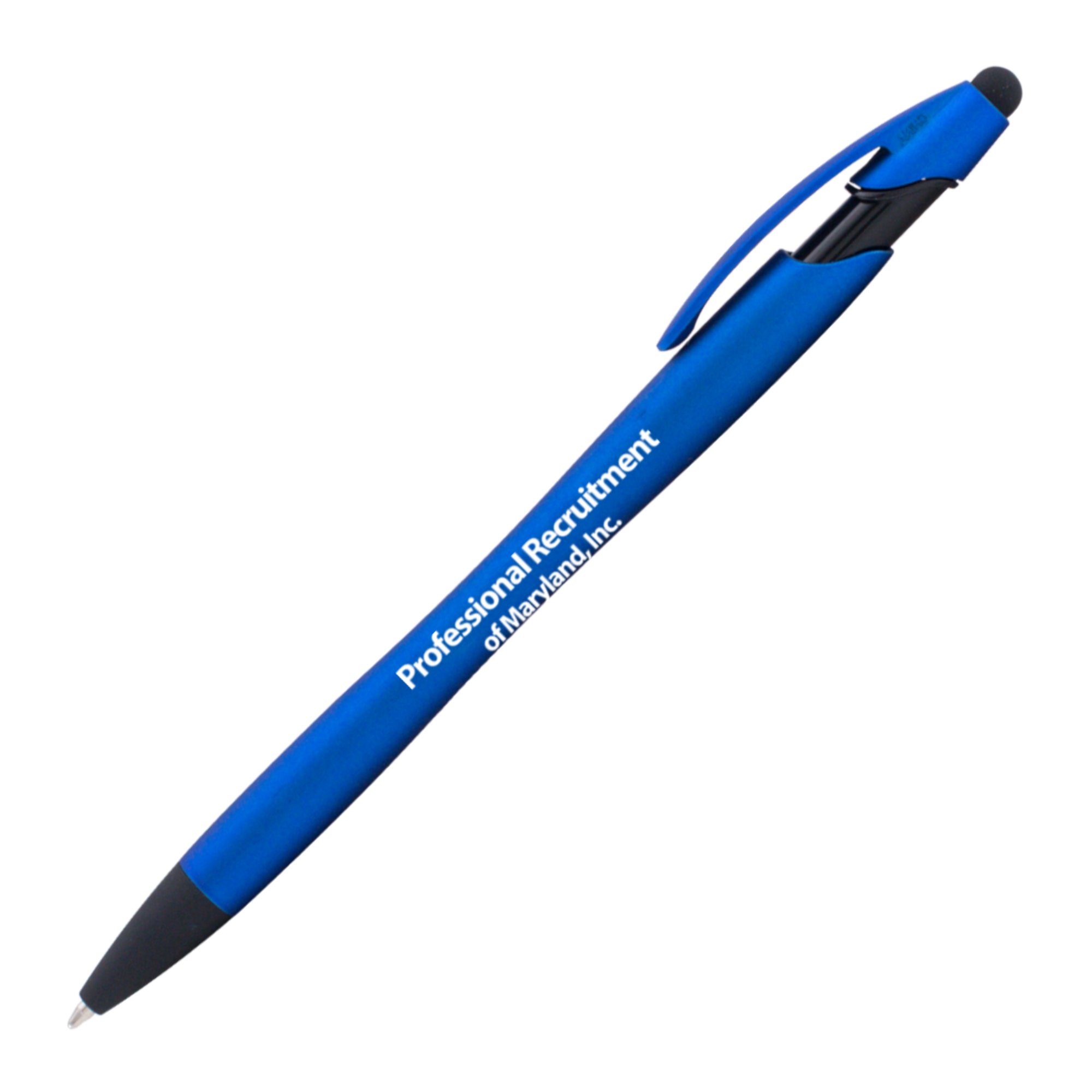 Promotional Metallic Soft Touch Vortex Stylus Pen National Pen