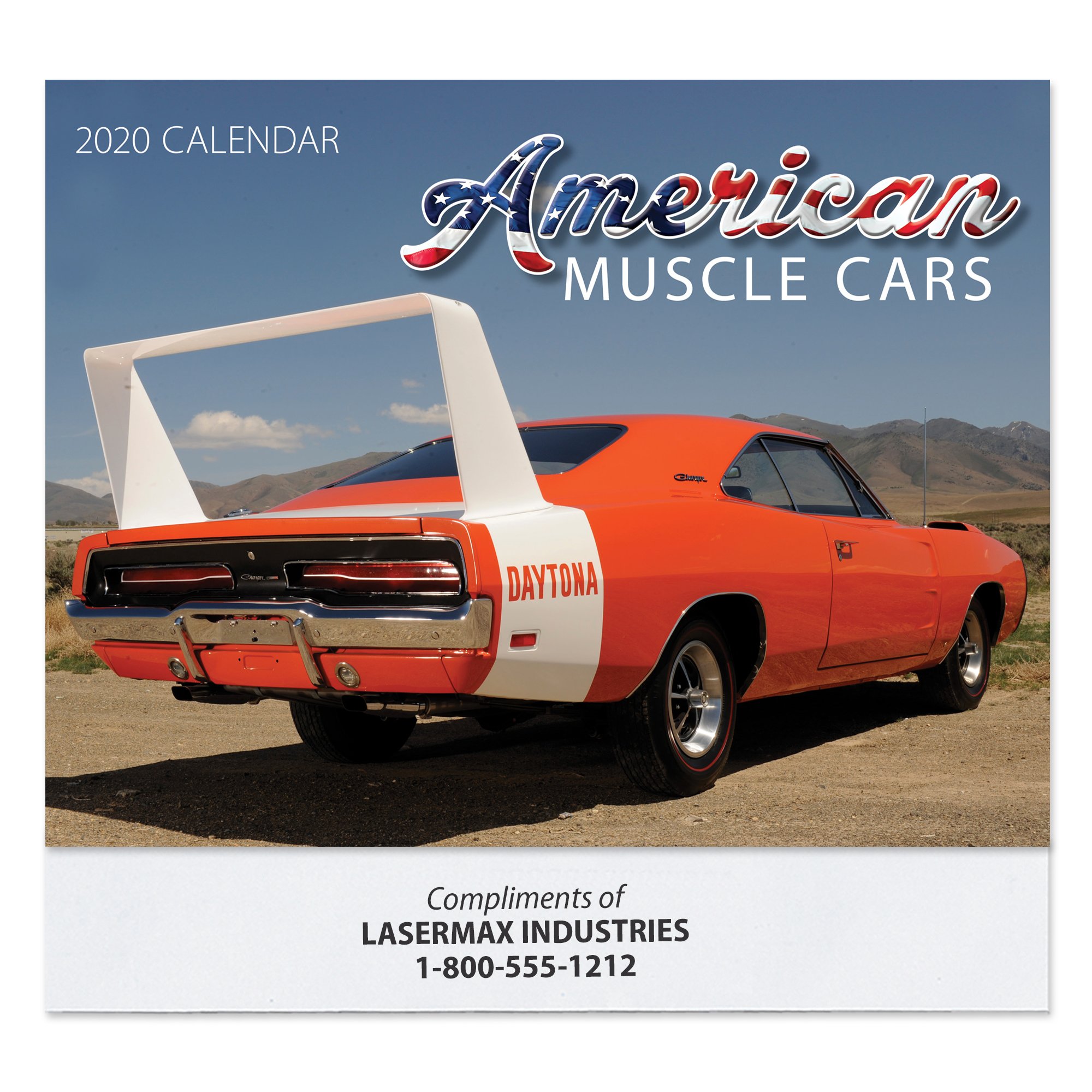 Promotional American Muscle Car Calendar National Pen