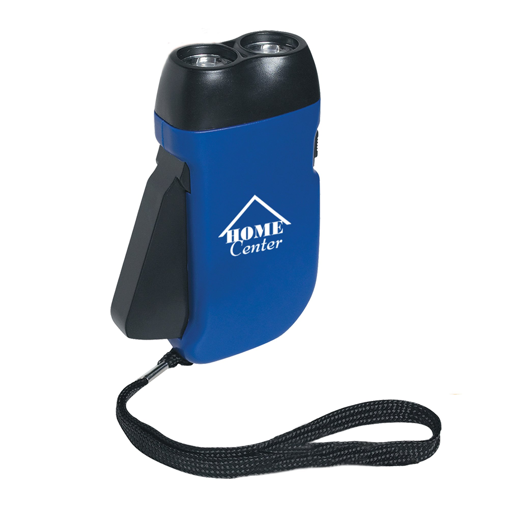 Promotional Hand Squeeze Flashlight with Wrist Band Perfect Pen