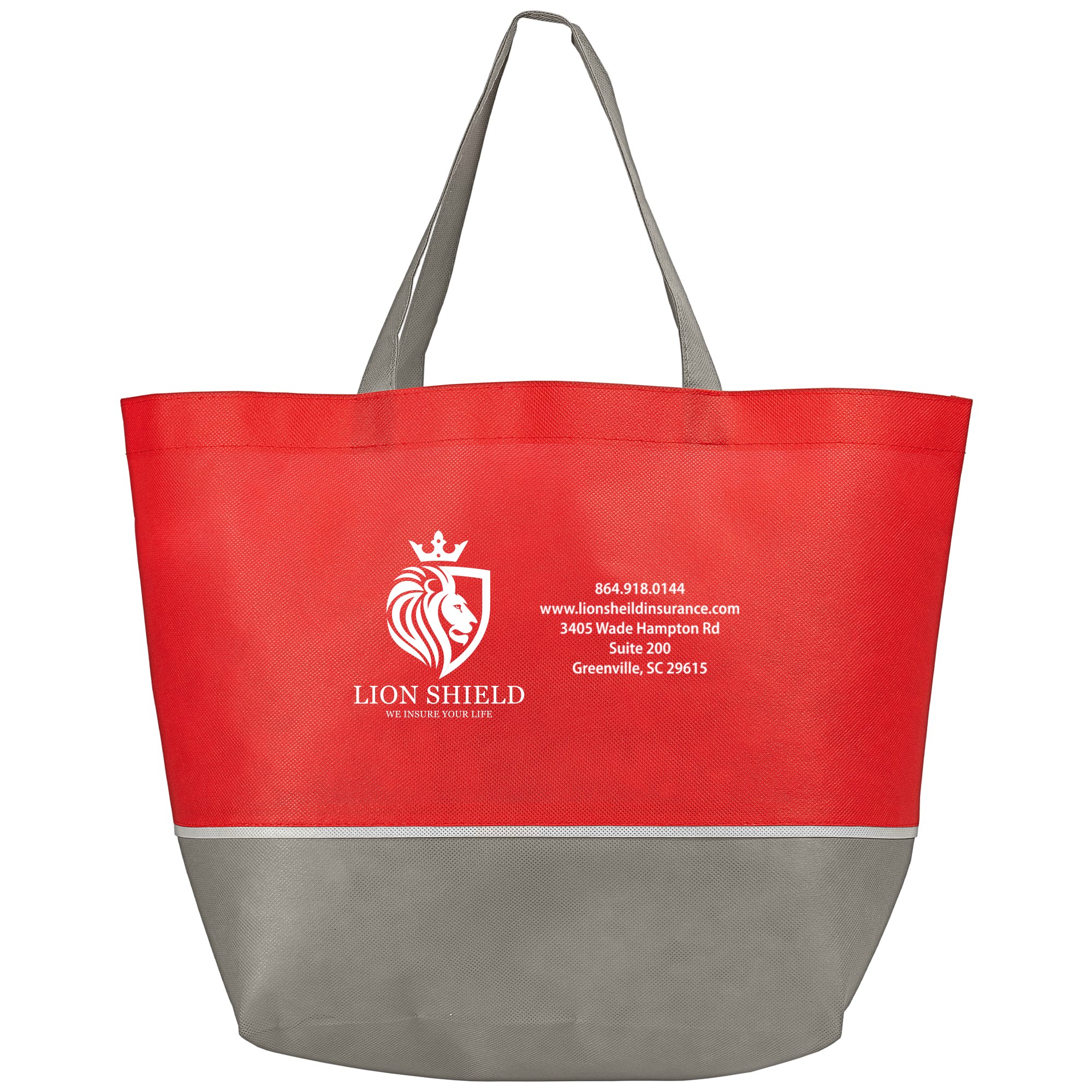 promotional-budget-shopper-tote-with-gray-trim-perfect-pen