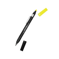 Customized Dri Mark Double Exposure Highlighter/Pen-White