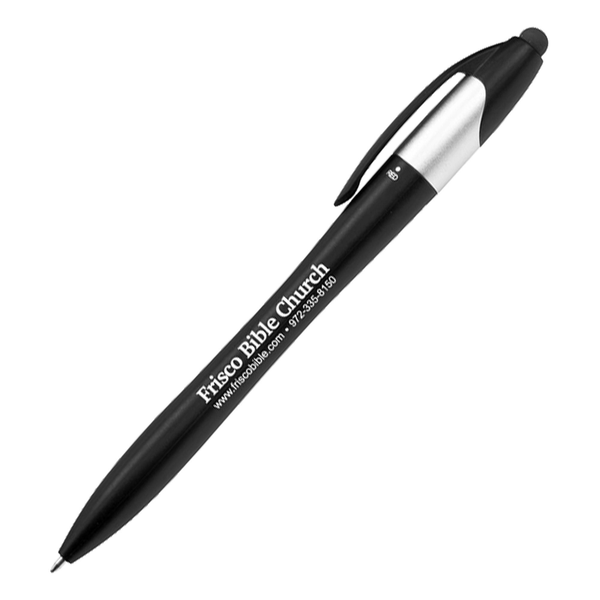 Promotional Metallic Tia Multi-Ink Twist Pen with Stylus Top | Perfect Pen